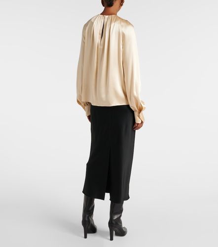 Blouse Elegante Key en satin de soie - Max Mara - Modalova