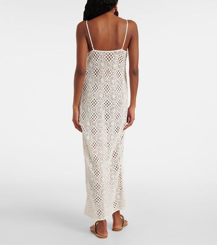 Robe longue Rayure en crochet de coton - SIR - Modalova