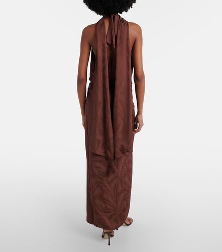 Robe longue en jacquard - Johanna Ortiz - Modalova