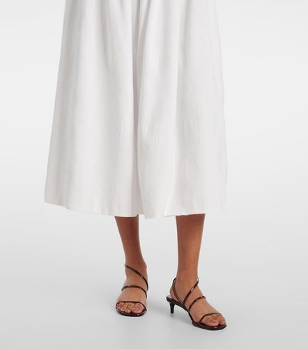 Robe midi Leia brodée en coton - Markarian - Modalova