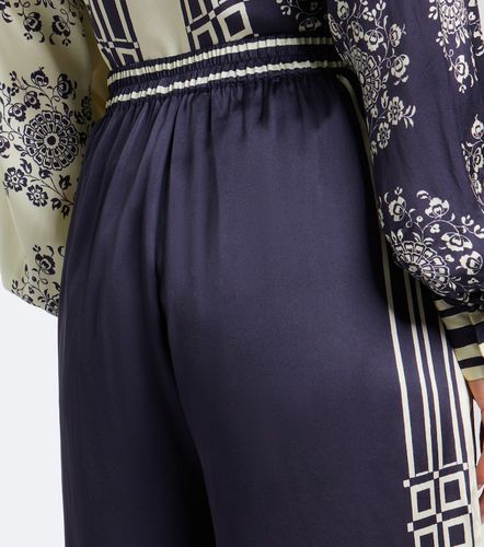Alémais Pantalon ample Banderra en satin de soie - Alemais - Modalova
