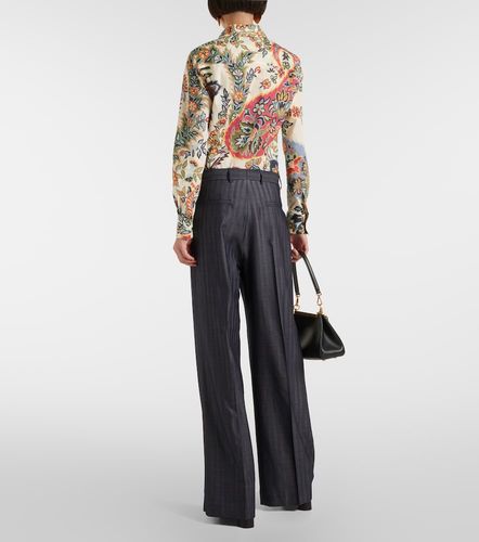 Pantalon ample en laine mélangée - Etro - Modalova