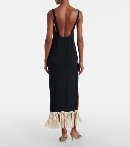 Robe longue Palermo à franges - Taller Marmo - Modalova