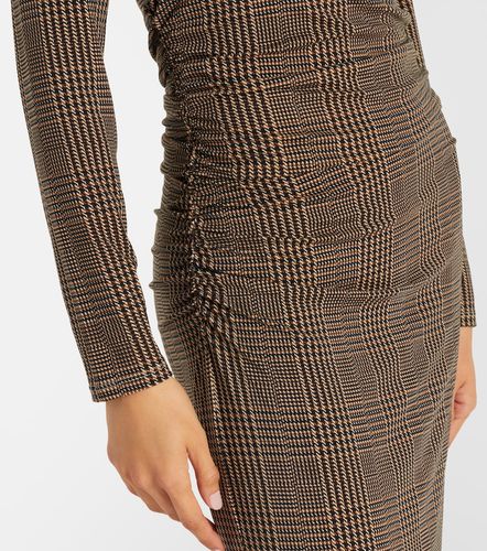 Robe midi Charissa à carreaux - Veronica Beard - Modalova
