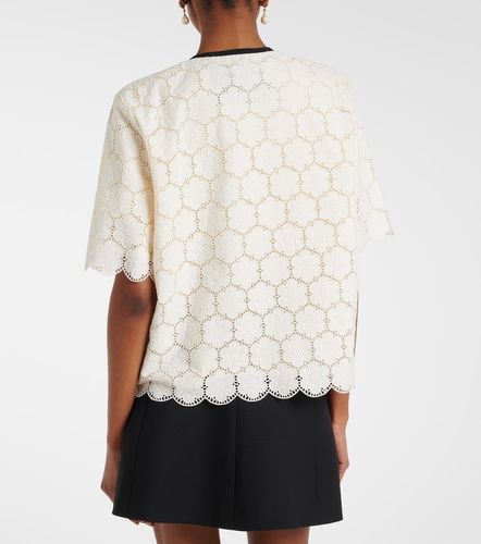 Veste en coton à broderie - Valentino - Modalova