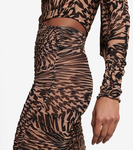Mugler Robe imprimée en résille - Mugler - Modalova