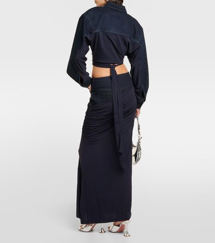Jupe longue en denim - Christopher Esber - Modalova