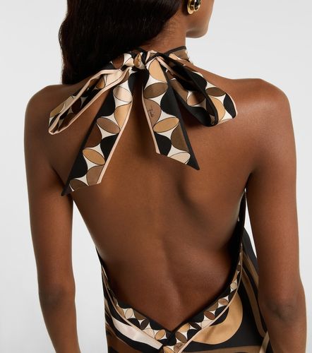 Robe asymétrique Marmo en satin de soie - Pucci - Modalova