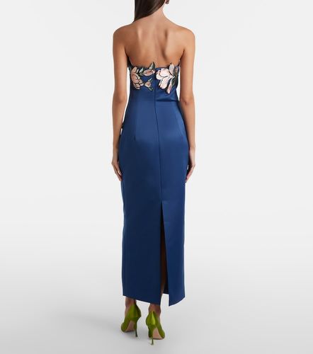 Robe bustier midi Ava à fleurs - Leo Lin - Modalova