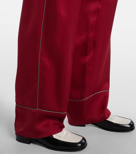 Pantalon ample en satin de soie - Givenchy - Modalova