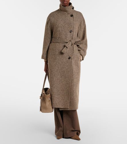 Manteau ceinturé en laine mélangée - Brunello Cucinelli - Modalova