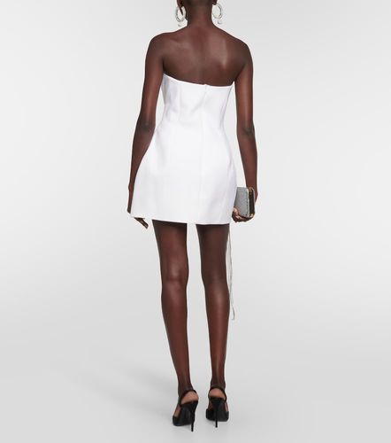 Robe bustier en laine à fleurs - Magda Butrym - Modalova