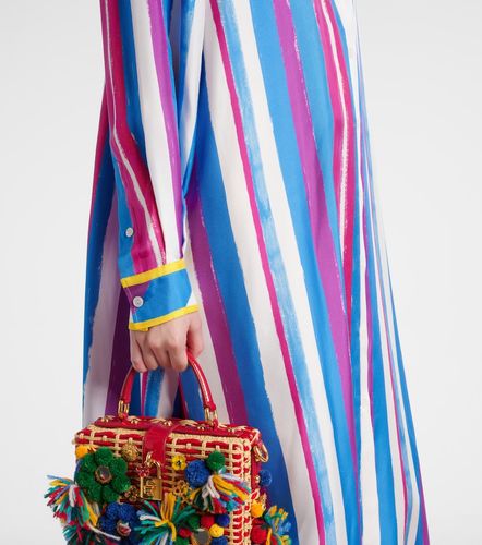 Cafetan en soie à rayures - Dolce&Gabbana - Modalova