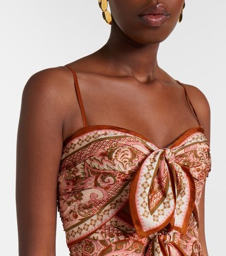 Robe Aster en soie à imprimé floral - Zimmermann - Modalova