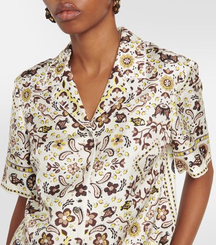 Chemise imprimée en soie - Tory Burch - Modalova