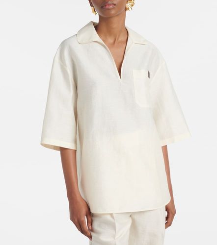 Polo Osiride en lin et soie mélangés - Max Mara - Modalova