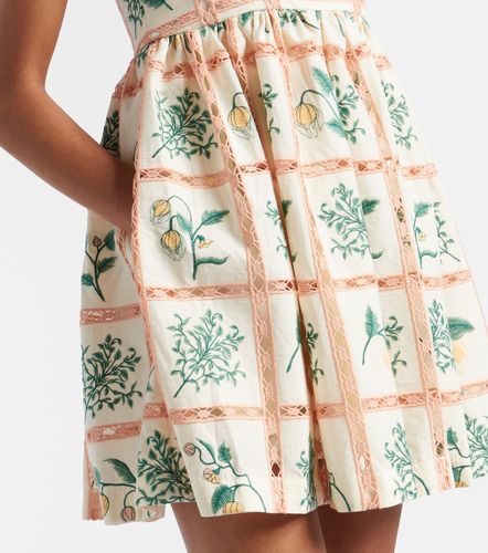 Robe Barbara brodée en coton - Agua by Agua Bendita - Modalova