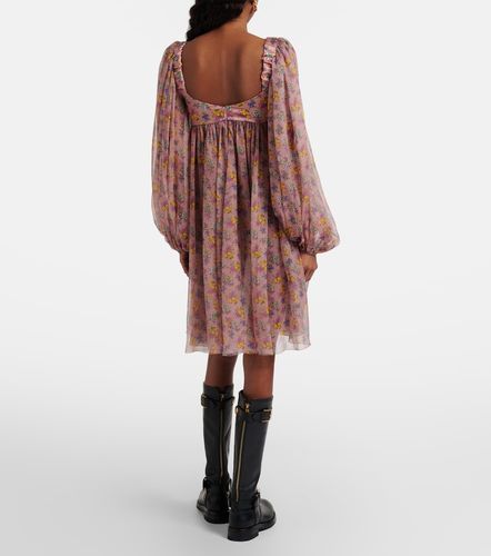 Robe en mousseline de soie et coton - Dolce&Gabbana - Modalova
