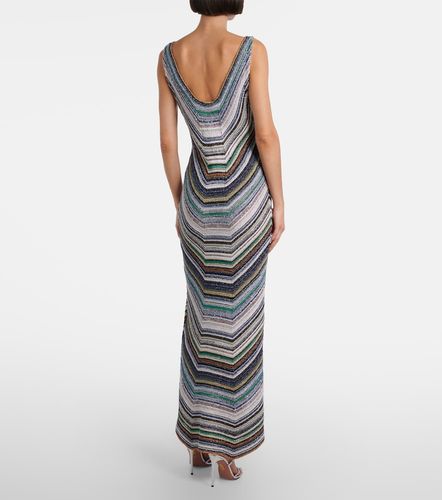 Missoni Robe longue rayée en lamé - Missoni - Modalova