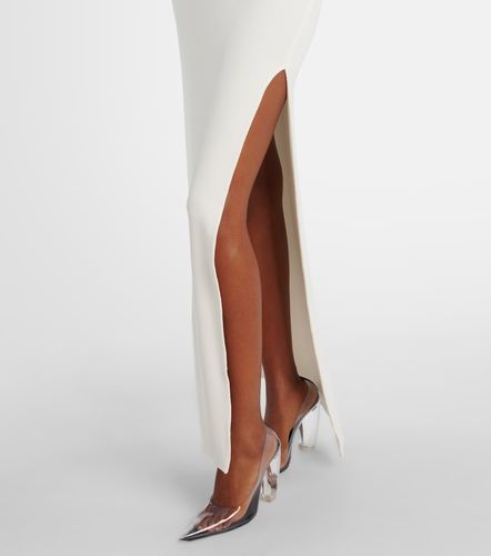 Robe longue asymétrique à capuche - Mugler - Modalova