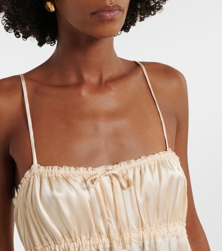 Robe Marielle en soie froncée - Ulla Johnson - Modalova