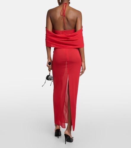 Robe en soie mélangée à appliqués - Magda Butrym - Modalova