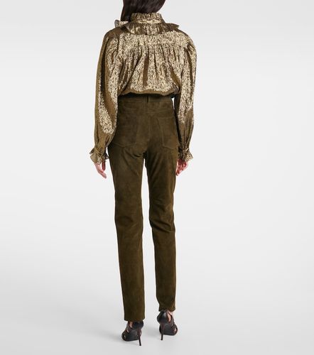 Chloé Pantalon slim en daim - Chloe - Modalova