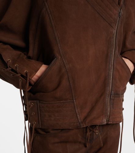 Veste Edina asymétrique en daim - Isabel Marant - Modalova