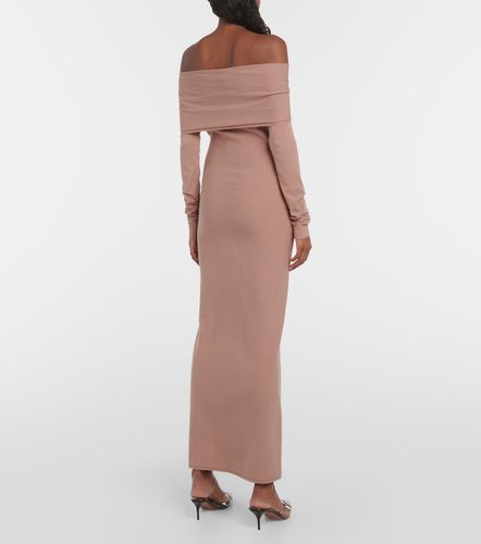 Alaïa Robe longue à encolure bardot - Alaia - Modalova