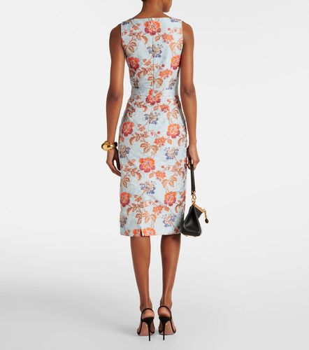 Robe midi en jacquard à fleurs - Etro - Modalova