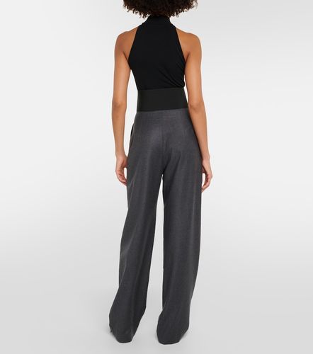 Alaïa Pantalon droit en laine vierge - Alaia - Modalova