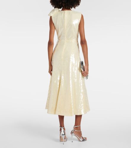 Robe midi évasée à paillettes - Roland Mouret - Modalova