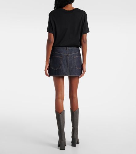 Mini-jupe asymétrique en denim - Coperni - Modalova