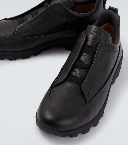 Zegna Baskets Triple Stitch en cuir - Zegna - Modalova