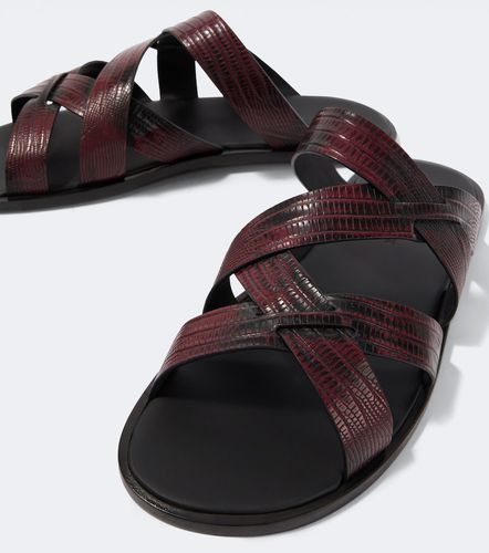 Mules Marvin en cuir embossé - Manolo Blahnik - Modalova
