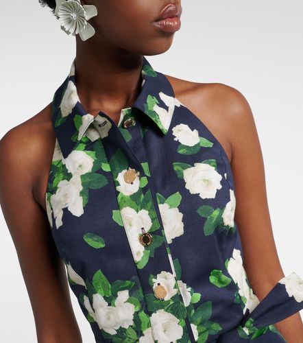 Robe midi à fleurs - Carolina Herrera - Modalova