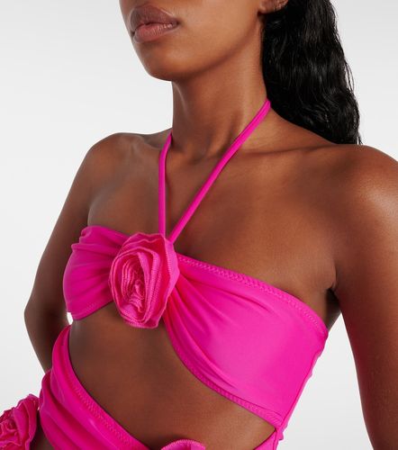 Maillot de bain à découpes et appliqués floraux - Same - Modalova
