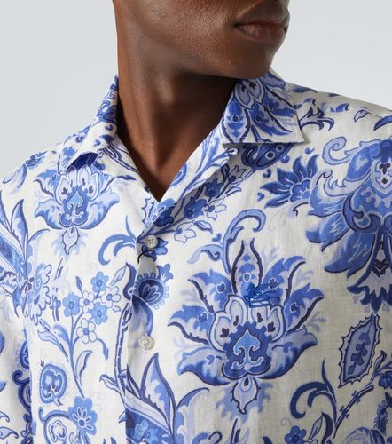 Etro Chemise imprimée en lin - Etro - Modalova