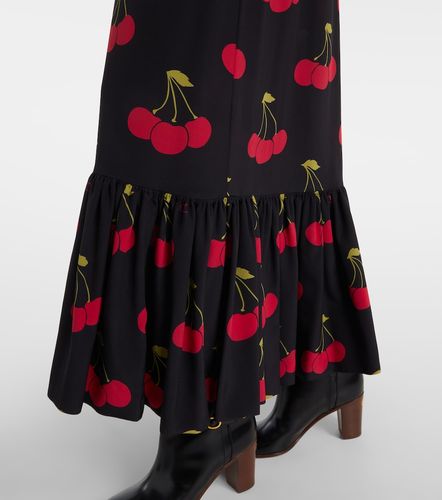 Jupe longue imprimée en soie - Valentino - Modalova