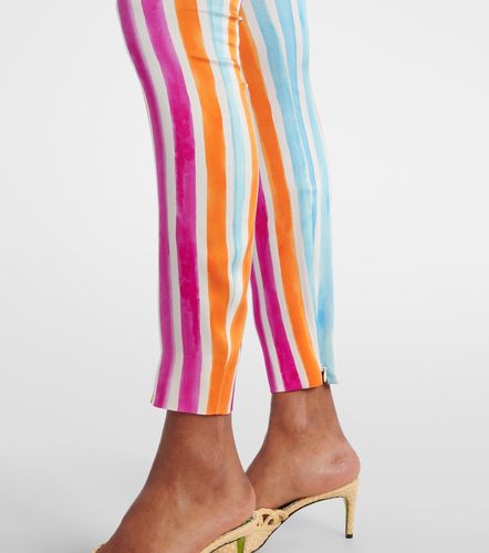 Leggings en soie mélangée à rayures - Dolce&Gabbana - Modalova