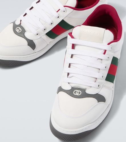 Baskets Screener à finitions en cuir - Gucci - Modalova