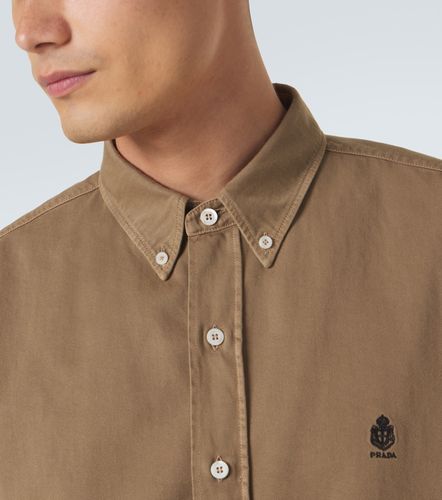 Prada Chemise en coton à broderie - Prada - Modalova