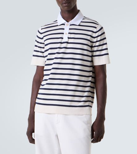 Polo rayé en coton - Brunello Cucinelli - Modalova