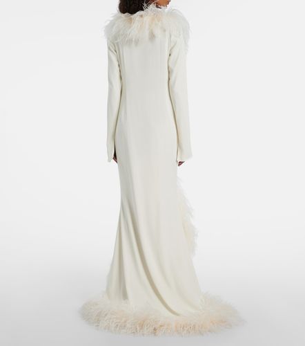 Robe de mariée Hollywood à plumes - Taller Marmo - Modalova