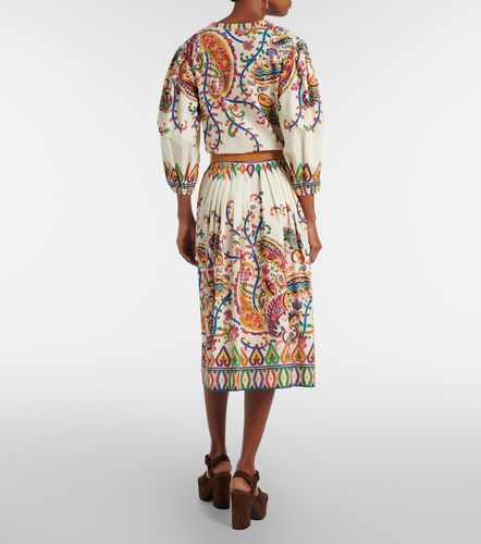 Etro Jupe midi en jacquard de coton - Etro - Modalova