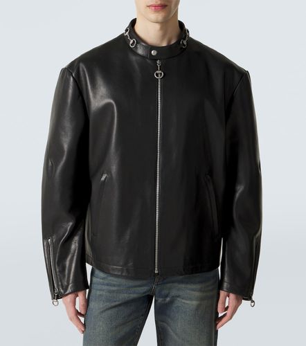 Gucci Veste Horsebit en cuir - Gucci - Modalova