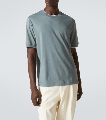 Canali T-shirt en coton mélangé - Canali - Modalova