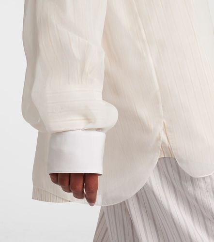 Chemise Nesson oversize rayée en cupro - The Row - Modalova