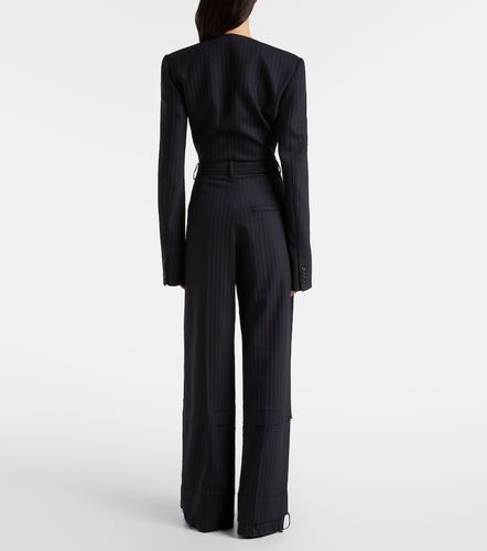 Pantalon ample Linden rayé à taille haute - Khaite - Modalova