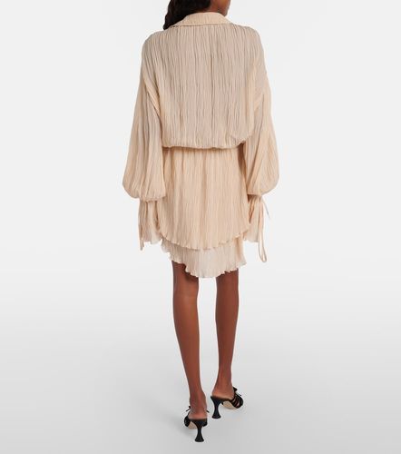 Robe en georgette à dentelle - Blumarine - Modalova